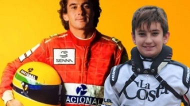 Un pequeño piloto de karting de Santa Teresita interpretará a Ayrton Senna en una serie de Netflix