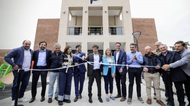 Kicillof inauguró obras en Castelli