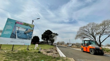 La pavimentación de arterias troncales mantiene un avance de obra constante y finalizará antes de la temporada