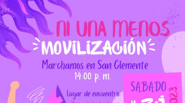 "Ni Una Menos": este sábado San Clemente del Tuyú será sede de un encuentro y movilización
