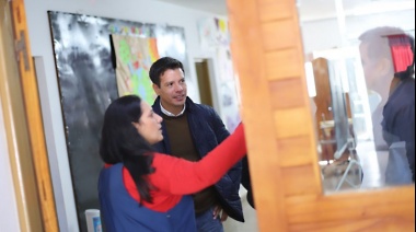 Cardozo visitó la Escuela Especial Nº 503 de Santa Teresita para avanzar en proyectos conjuntos con la institución