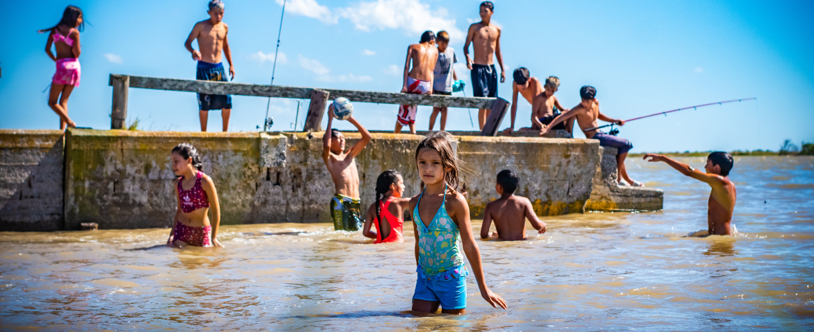 Jornada náutica para chicos y jóvenes en la Tapera de López