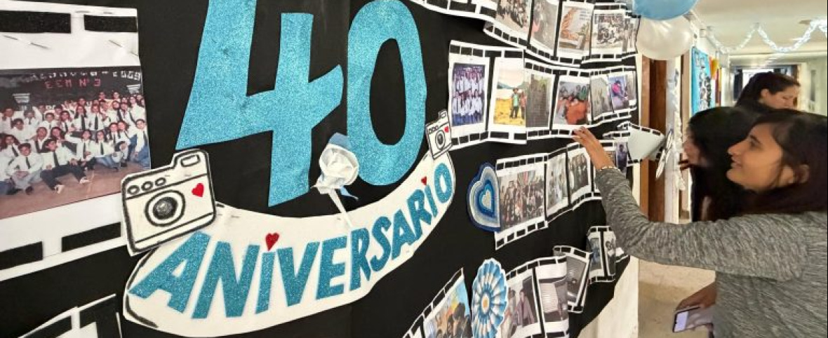 La Escuela Secundaria N° 3 celebró sus 40 años con homenajes y reencuentros