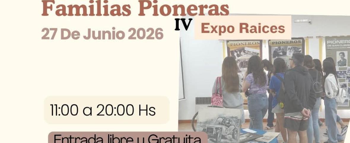 San Clemente del Tuyú celebrará el XXXI Encuentro de Familias Pioneras y la IV Expo Raíces