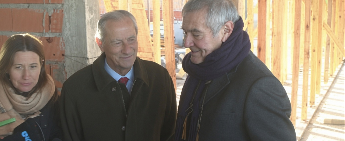La Costa: autoridades recorrieron el avance de las obras de la Escuela Técnica Nº 1 y la futura Primaria Nº 17