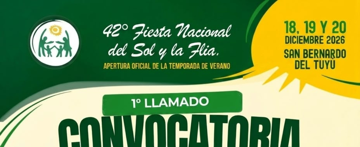 Fiesta Nacional del Sol y la Familia: abren la convocatoria para gastronómicos, artesanos y emprendedores