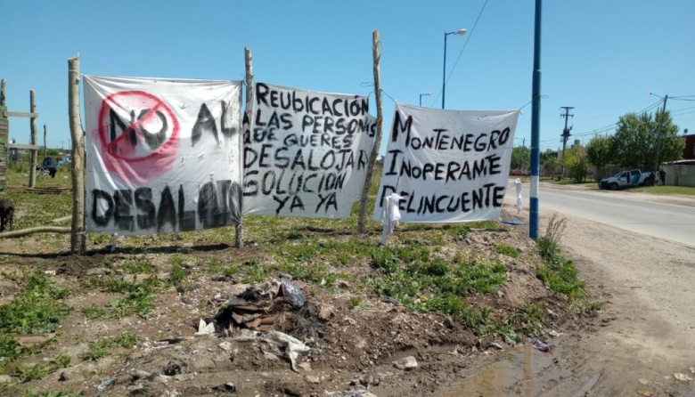 En barrio Las Heras de Mar del Plata ordenaron el desalojo de la toma de terrenos