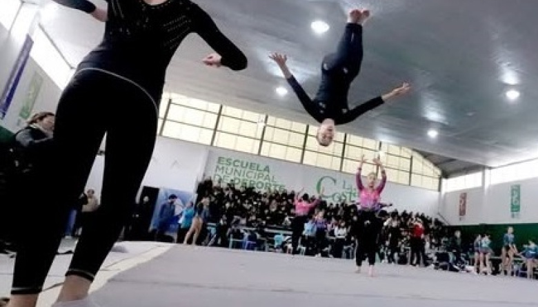 Aguas Verdes brilló como sede del Torneo Provincial de Gimnasia Artística