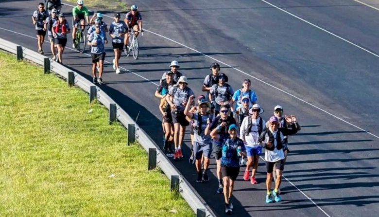 Corren de La Plata a Mar del Plata para recaudar fondos para instituciones de bien público