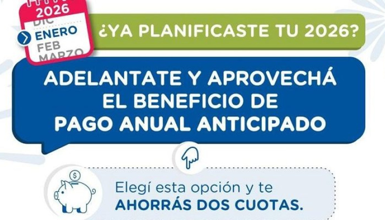 La Municipalidad habilitó el pago anticipado de tasas municipales 2026 con descuentos