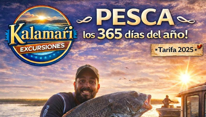 Luna, mar y pesca: Kalamarí lanza su temporada 2025 de excursiones en Tapera de López