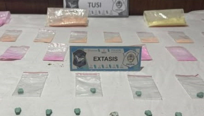Secuestran drogas sintéticas y detienen a un joven por narcotráfico en Mar de Ajó