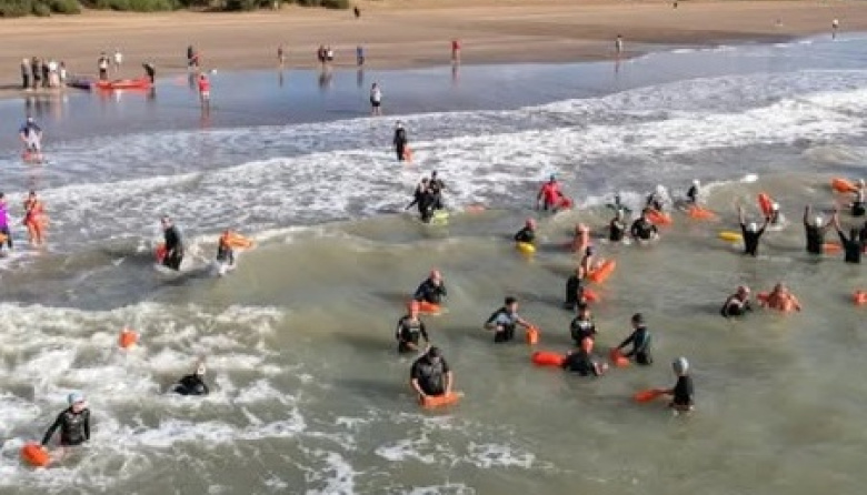 Realizarán la travesía de aguas abiertas “De muelle a muelle” entre Mar del Tuyú y Santa Teresita