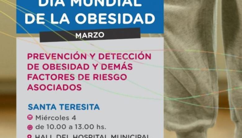 Realizarán evaluaciones nutricionales en Santa Teresita por el Día Mundial de la Obesidad