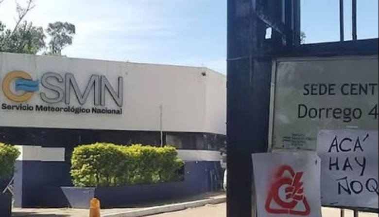 Paro y asambleas en el Servicio Meteorológico Nacional por 240 despidos