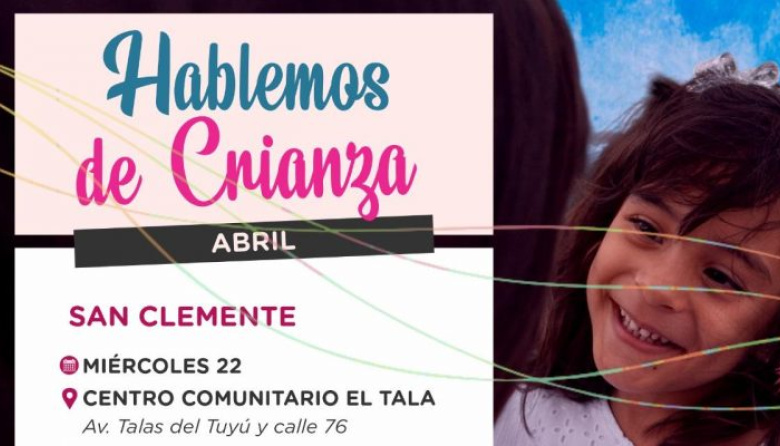 San Clemente será sede de un encuentro abierto sobre crianza