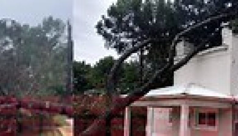 Fuertes tormentas causaron destrozos en Pinamar Norte y complicaciones en Mar del Plata