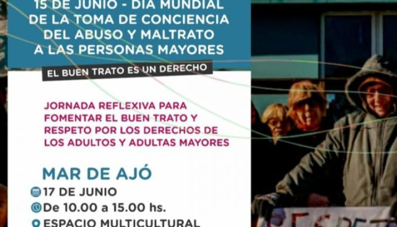 Realizarán una jornada para promover el buen trato y el respeto hacia las personas mayores
