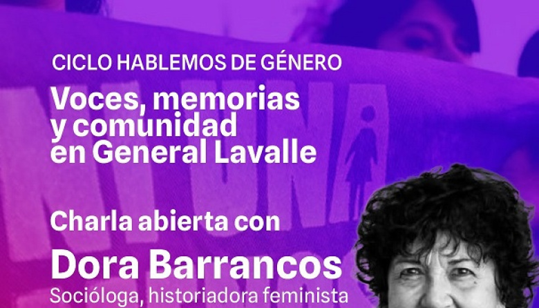 Dora Barrancos encabezará una charla abierta sobre género y desigualdades