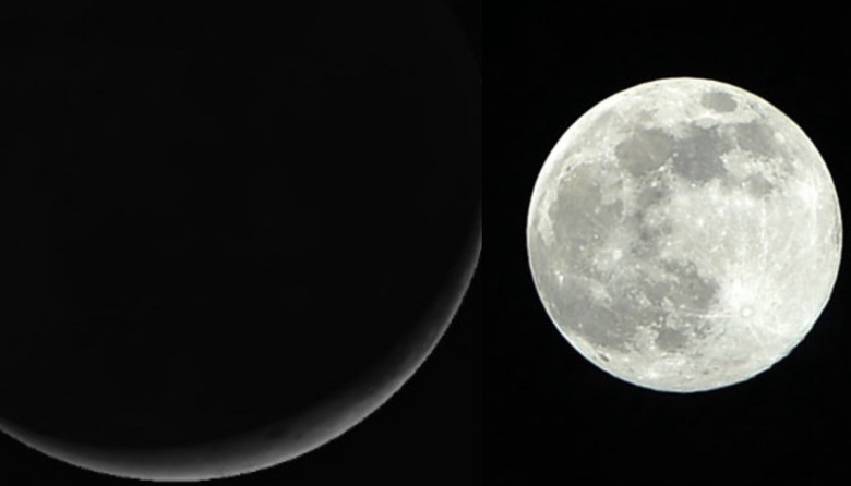 La Luna llena de julio iluminó el cielo y dejó una nueva postal en el Partido de La Costa