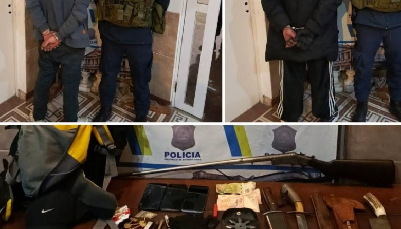 Una denuncia al 911 y un control policial derivaron en tres aprehensiones en Mar del Tuyú