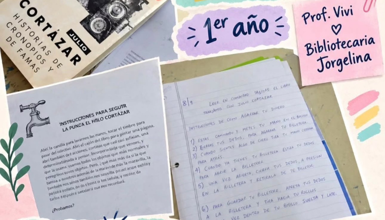 Leer en comunidad: estudiantes del Instituto Inmaculada se animaron a imaginar con Cortázar
