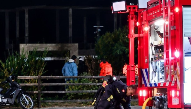 Principio de incendio en el Balneario Salvador Gaviota