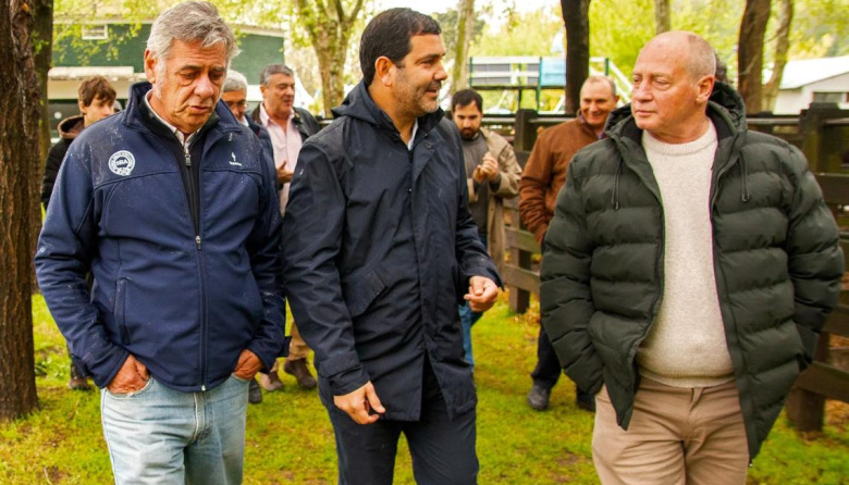 Por primera vez, el presidente de la Sociedad Rural Argentina participó de la apertura de la Expo Rural Dolores