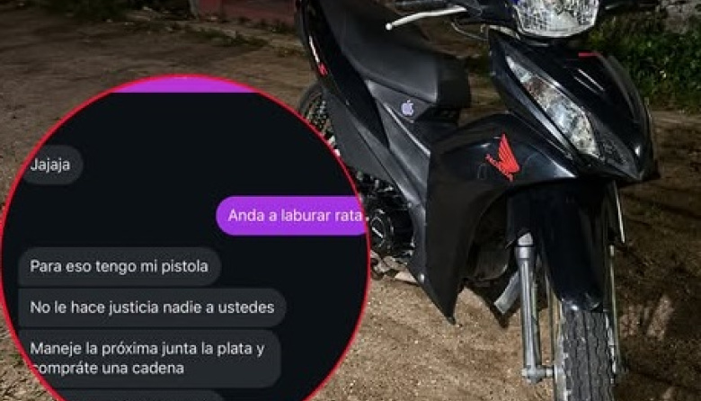 Le robaron la moto en Costa Azul, la ubicó en Santa Teresita y denunció amenazas