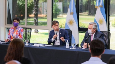 Axel Kicillof encabeza el lanzamiento del plan de vacunación en la provincia