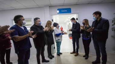 Se inauguró la ampliación y remodelación de la cocina del Hospital Municipal de Mar de Ajó