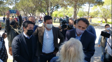 El intendente Cristian Cardozo recibió a los ministros Gabriel Katopodis y Leonardo Nardini