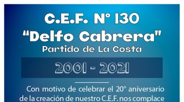 El CEF 130 festeja el 20° Aniversario de su creación con acto protocolar y encuentro recreativo