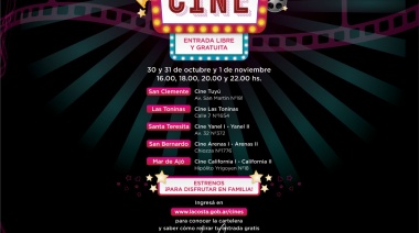 "Todos al cine", gratis para las familias costeras: cómo conseguir hasta 5 entradas sin costo