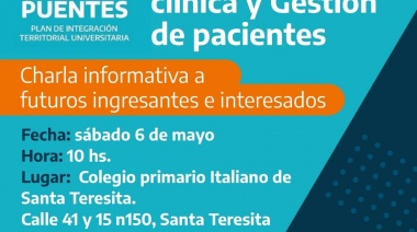 Charla abierta sobre la Tecnicatura Universitaria en Información Clínica y Gestión de Pacientes