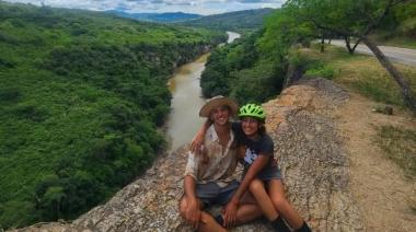 Sanclementinos rumbo a México en bicicleta: llegaron a Colombia y son un estímulo a la vida, a imitarlos