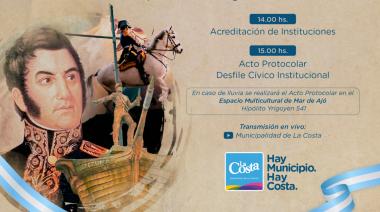 El acto de homenaje al General San Martín se postergó hasta el lunes