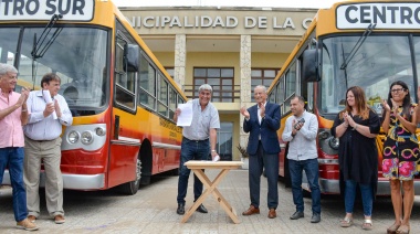 Aumentan frecuencias y recorridos del transporte de pasajeros: la Municipalidad entregó 10 colectivos a las cooperativas