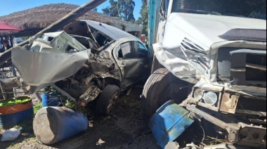 Trágico accidente en Ruta 2: Una persona fallecida y una mujer gravemente herida