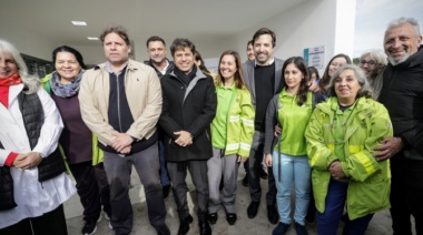 Kicillof inauguró un Centro de Atención Primaria de la Salud en Paraje Pavón