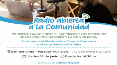 Promoviendo el respeto y la conciencia: Radio Abierta por el Día Internacional de la No Violencia hacia las Personas Mayores en La Costa