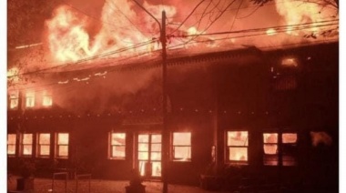 Incendio en un restaurante de  San Bernardo : Pérdidas totales sin víctimas