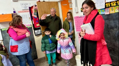 Visita del Intendente y la Secretaria de Educación a Instituciones Educativas del Partido de La Costa