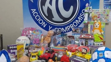 Merienda y Fiesta del Día del Niño en la Agrupación Vecinal Acción y Compromiso