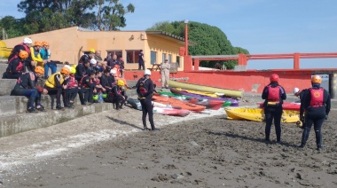 Rescate acuático en San Clemente del Tuyú: 'Un día muy atractivo y lleno de aprendizaje'