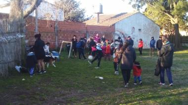 Vecinos del Barrio Juan XXIII cerraron el mes de la niñez con un evento autogestionado