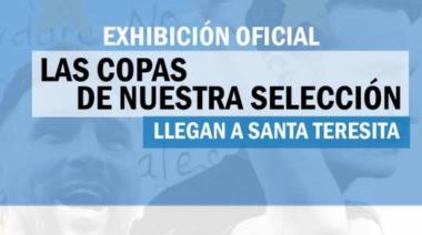 Las tres copas de la Selección Argentina llegan a La Costa
