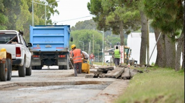 Comenzó el bacheo de calles troncales en San Clemente del Tuyú