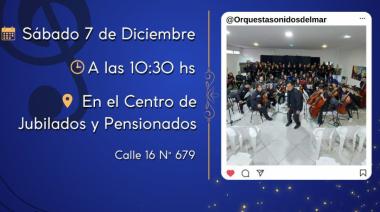 La Orquesta Infanto Juvenil “Sonidos del Mar” cierra el ciclo lectivo con un concierto gratuito