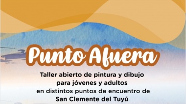 Actividades y talleres diarios en San Clemente del Tuyú: Cultura al aire libre para cerrar el mes de enero